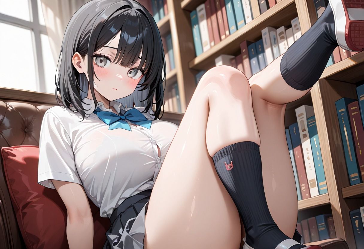 図書委員長 秘密の種付け - サンプル画像 3