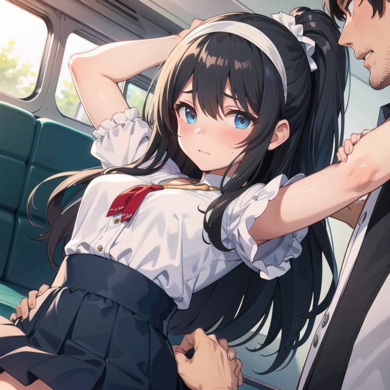 文香の痴●電車 - サンプル画像 5