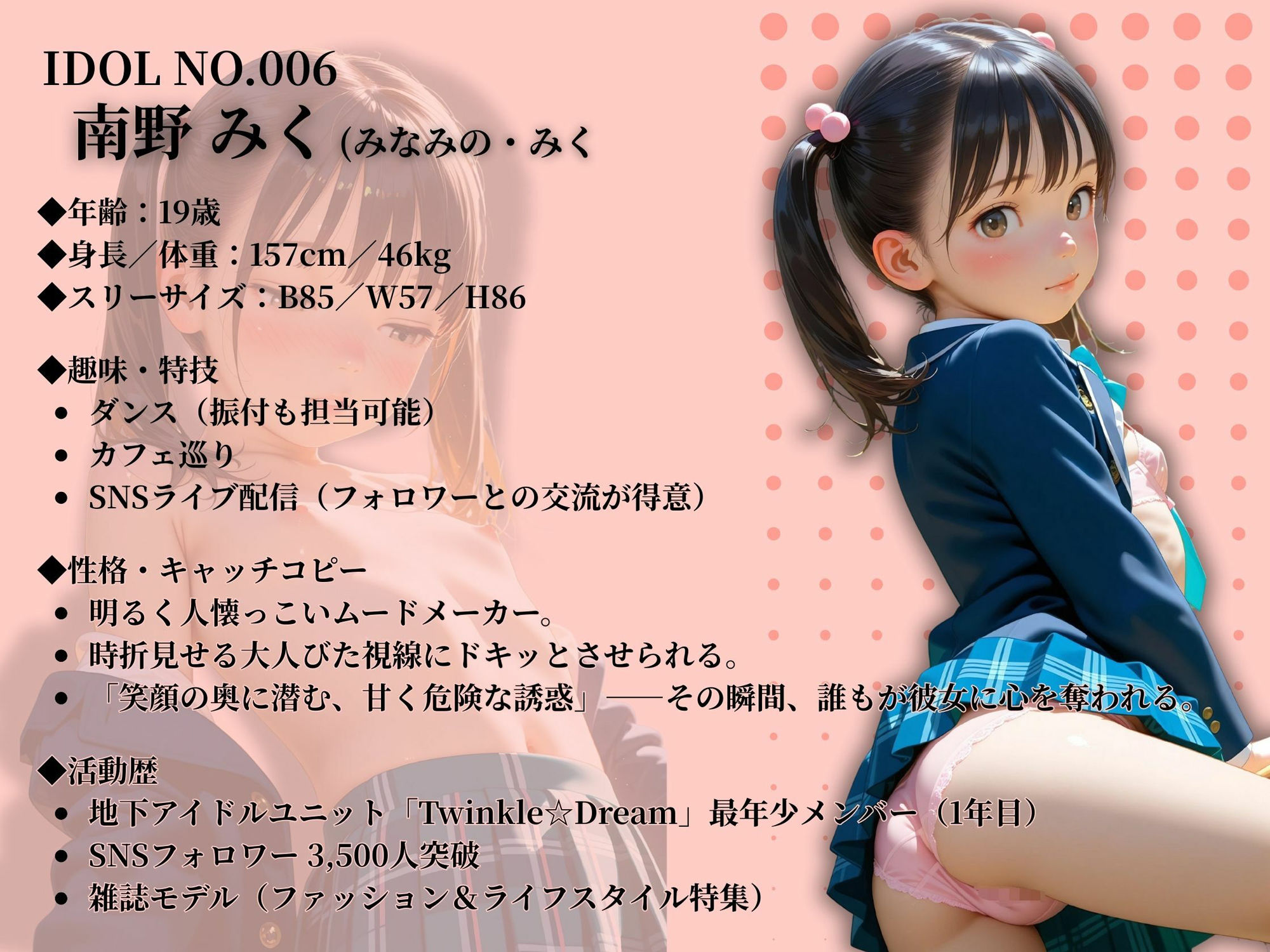 裏撮りIDOL vol.3 〜つかさとみく、静と動が交わる放課後〜 - サンプル画像 2