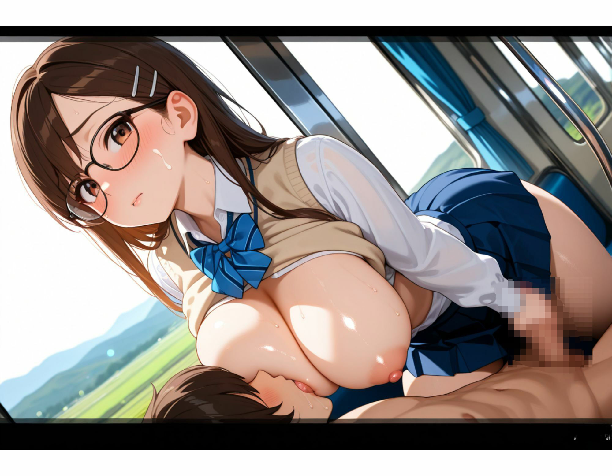 育性女子  ちかん電車編 - サンプル画像 2