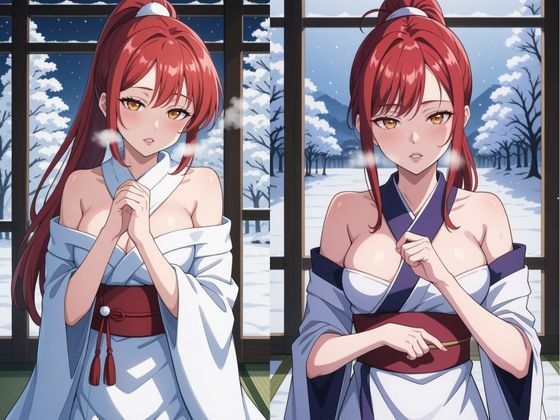 姫君蜜夜 紅髪ポニーテールの絆 - サンプル画像 2