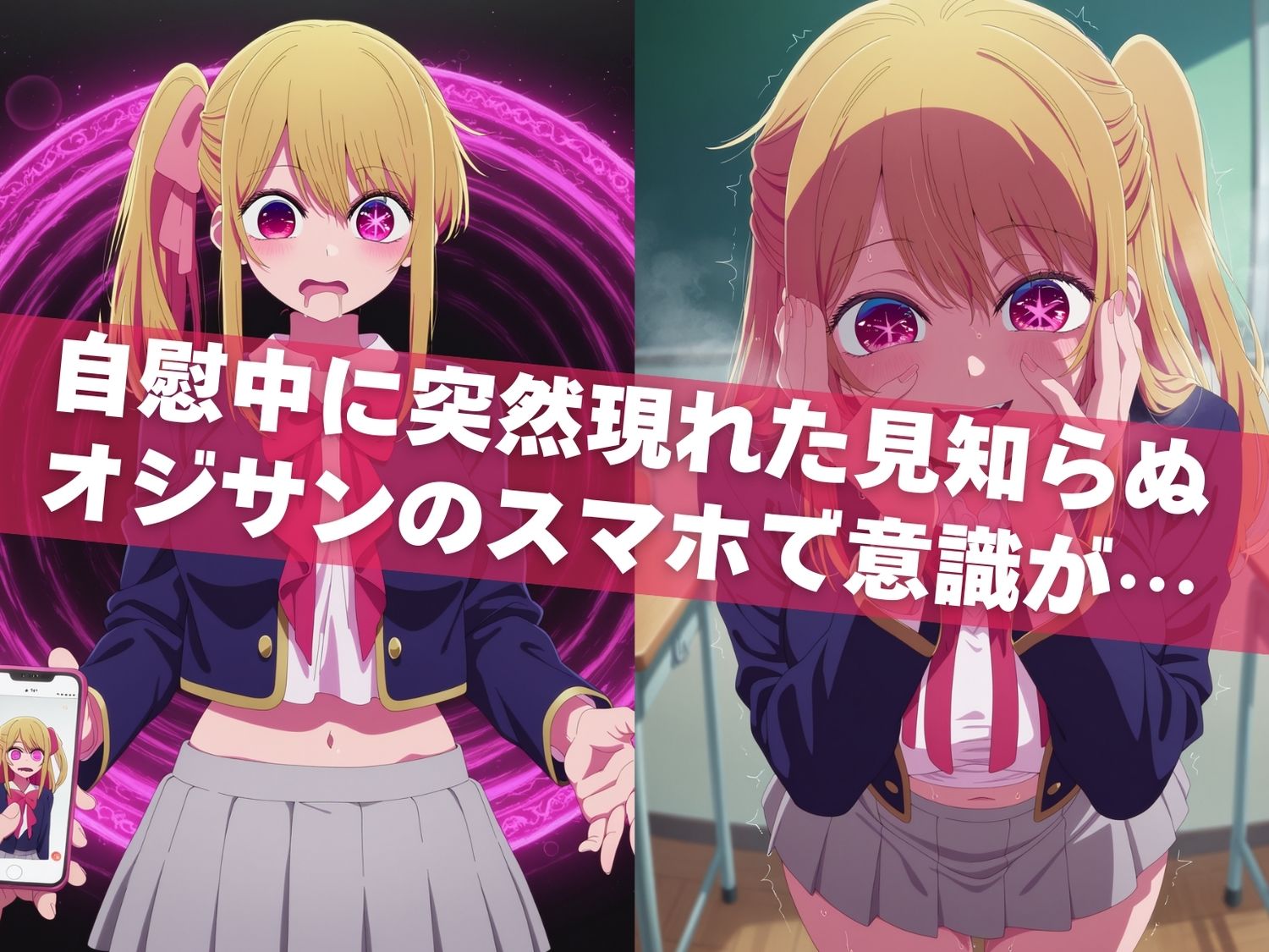 オナニー覗かれ、寝取られて  推●の子 〜 学校編 〜 おじさんに暴かれた秘密 - サンプル画像 4