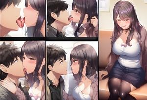 ベロチュー大好きな方へお勧めの超美麗AI画集 - サンプル画像 9