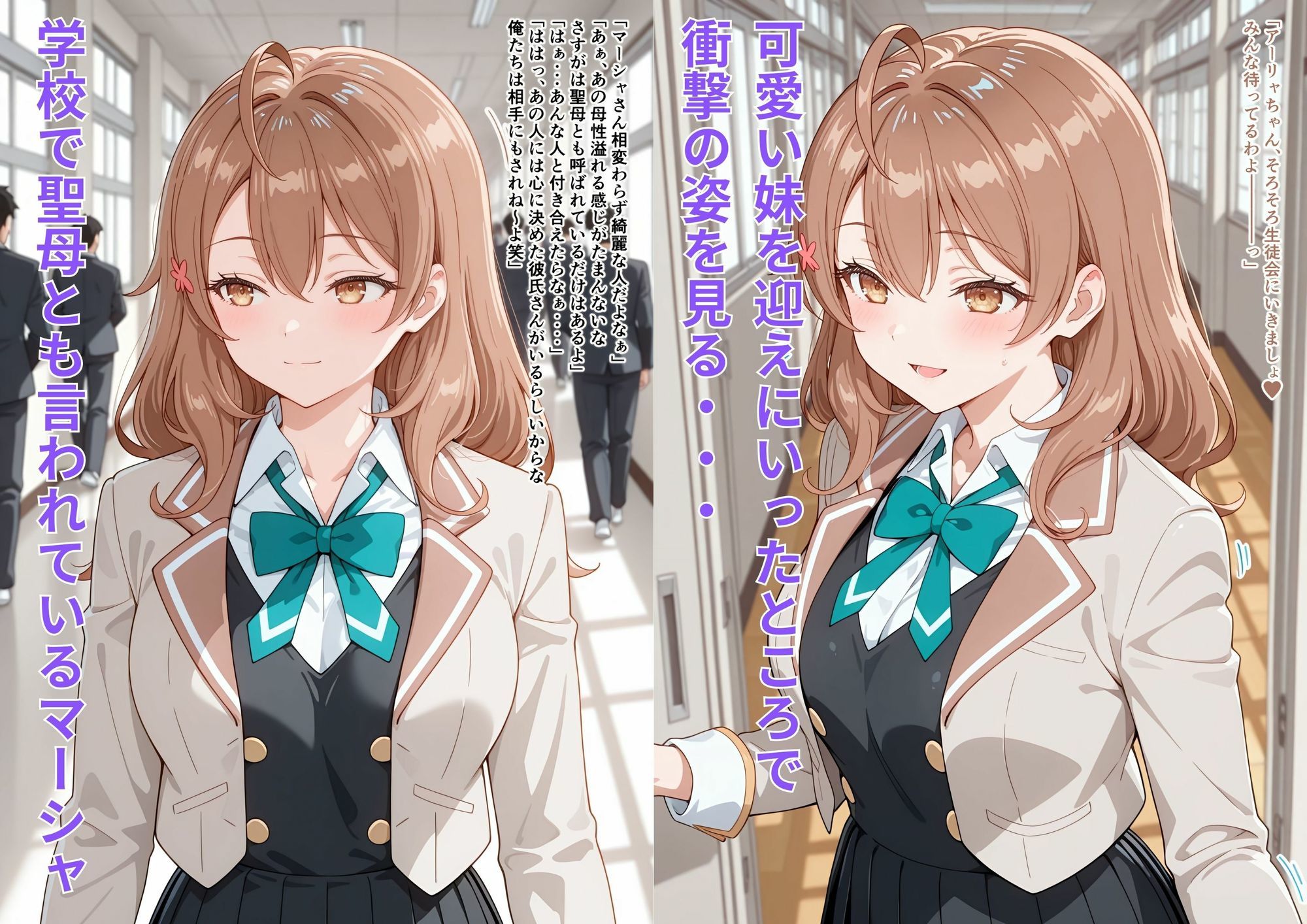 お姉ちゃんも負けてない！？  ふたり仲良く揃って淫乱ドスケベ肉便器 - サンプル画像 2