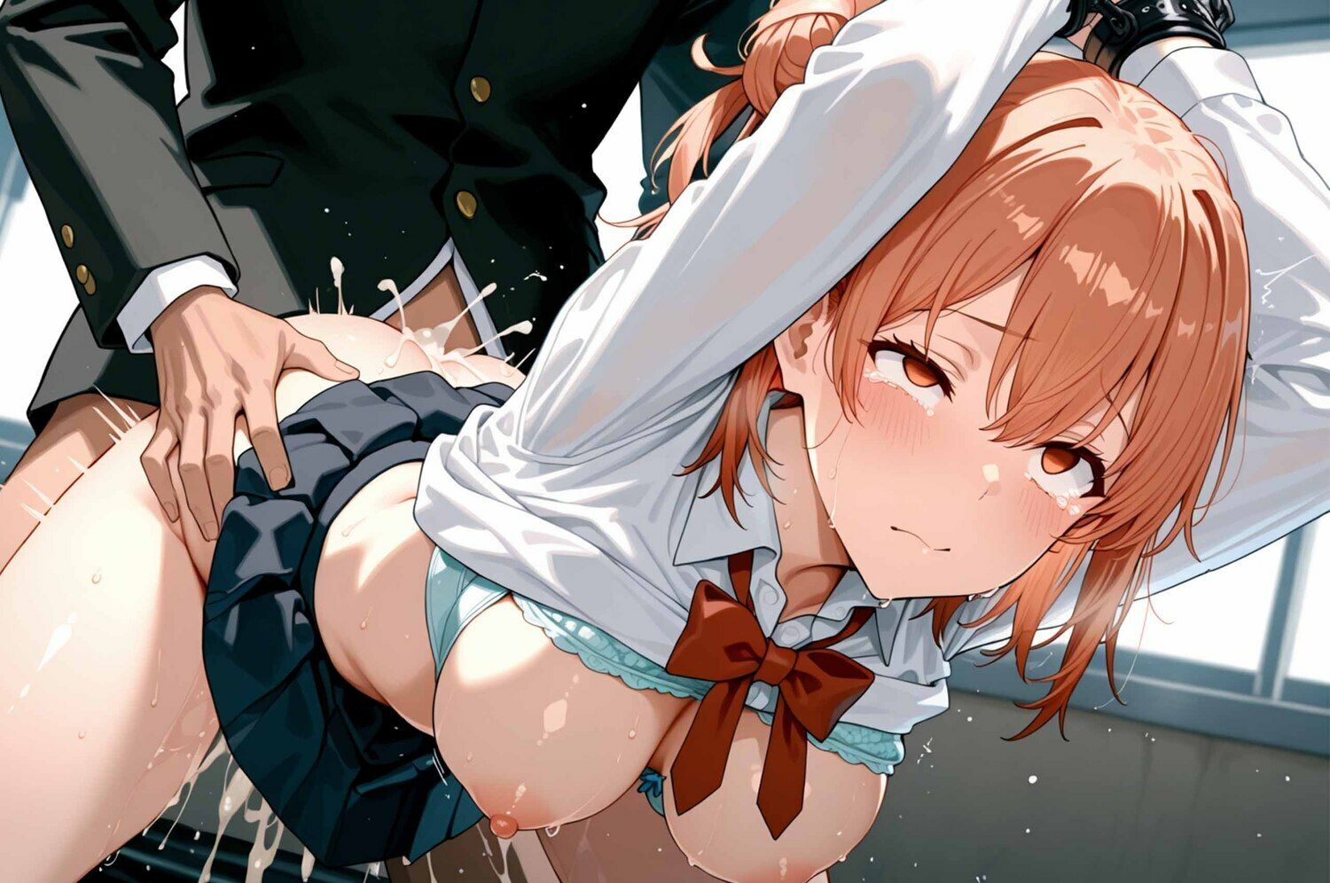 由比ヶ浜結衣を性奴●調教 - サンプル画像 7