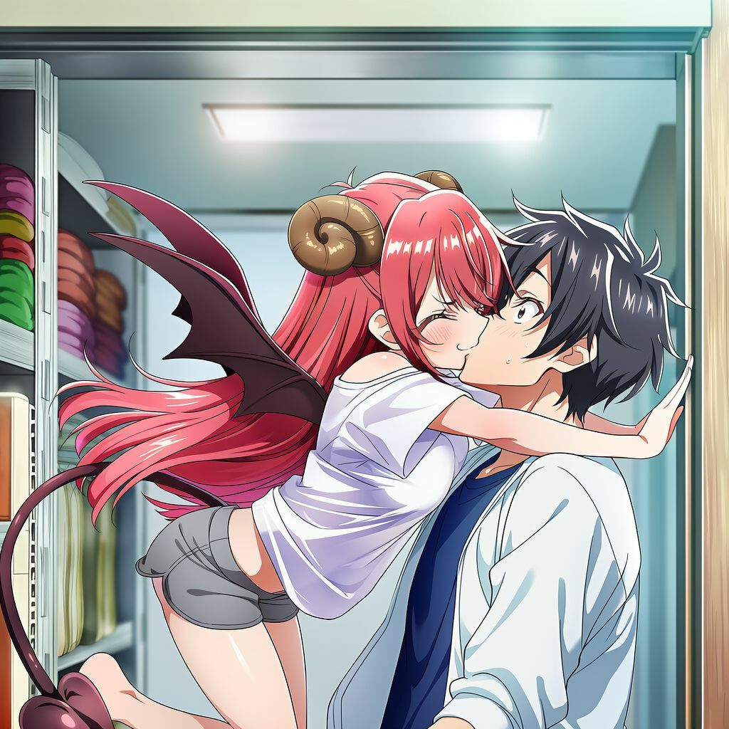 なぜか召喚されたサキュバスはキスをすると発育していく_出会い編 - サンプル画像 5