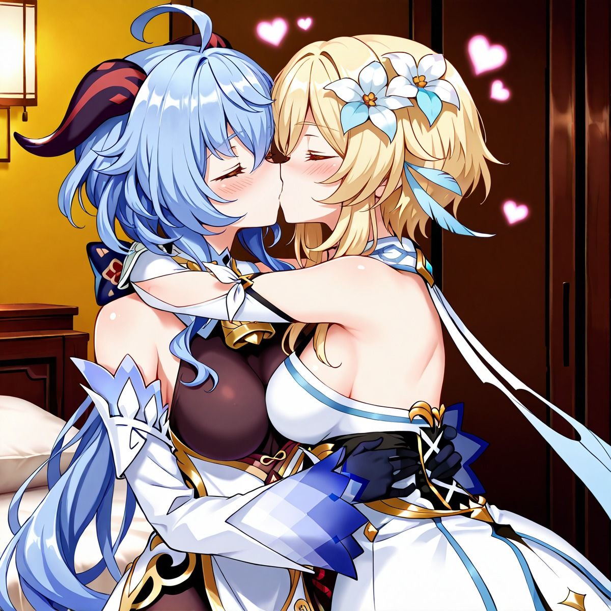 ほ〇る×甘〇  ふたなり百合CG集 - サンプル画像 2