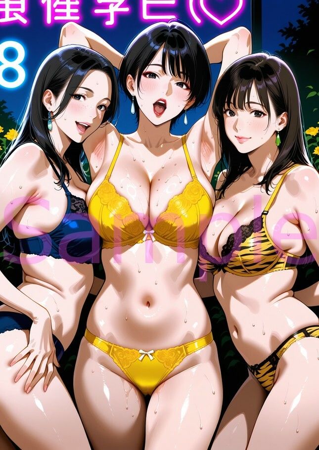 美魔女たちがひたすらワキを見せてくるCG写真集vol.2 - サンプル画像 6