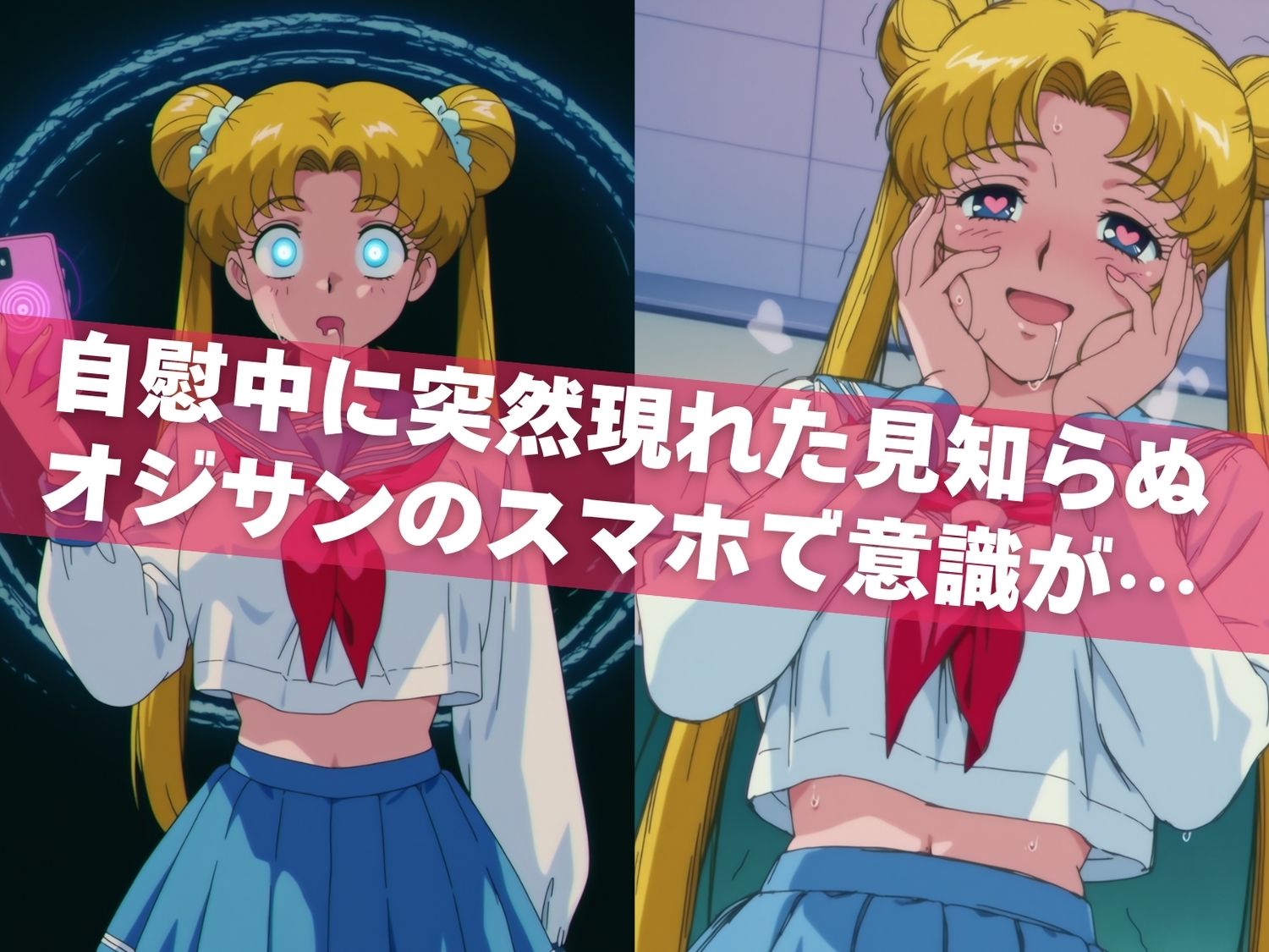 オナニー覗かれ、寝取られて  セー●ームーン（vol.1） 〜 学校編 〜 おじさんに暴かれた秘密 - サンプル画像 4