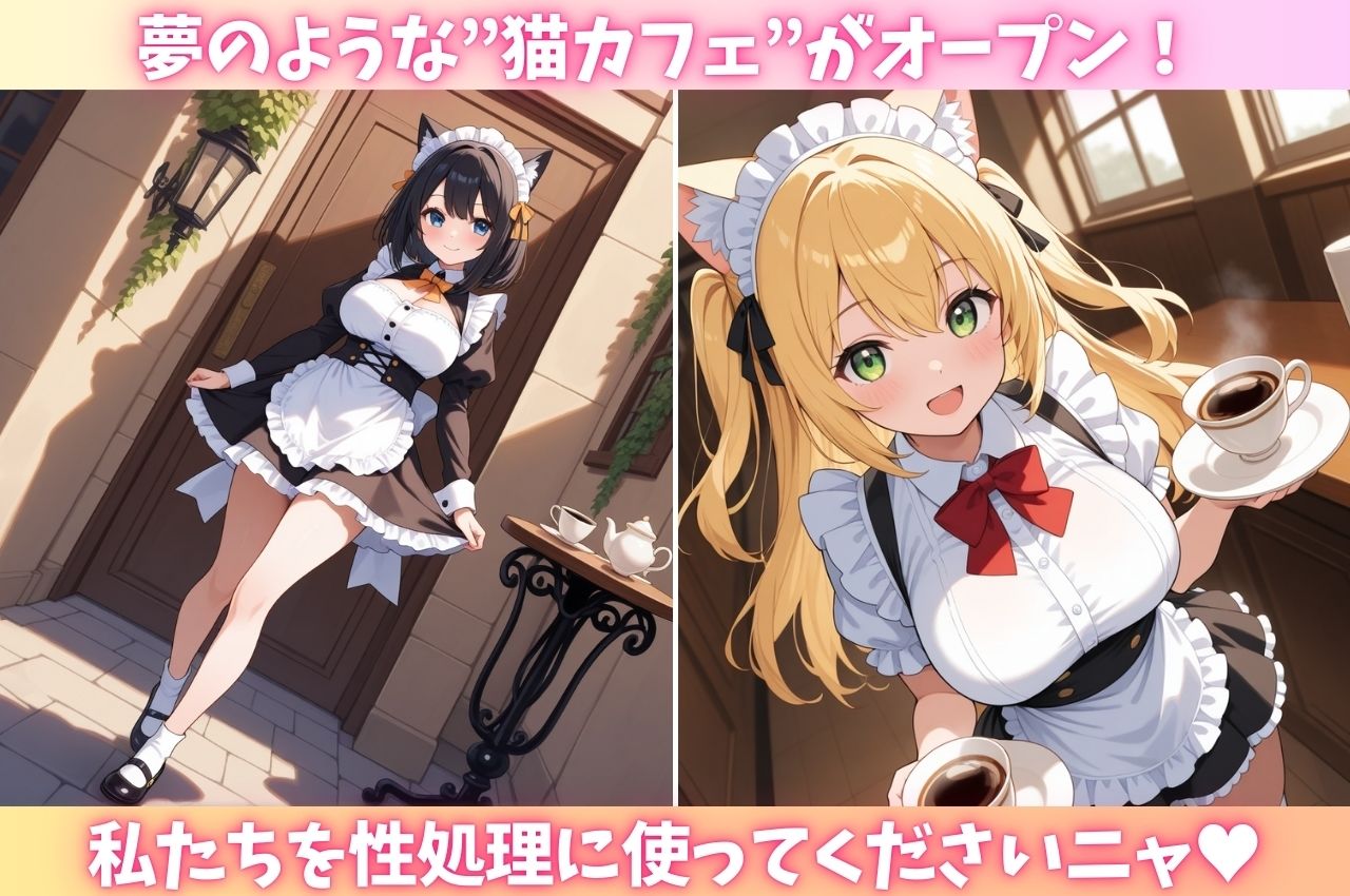 中出しできる猫カフェ〜性処理店〜 - サンプル画像 1