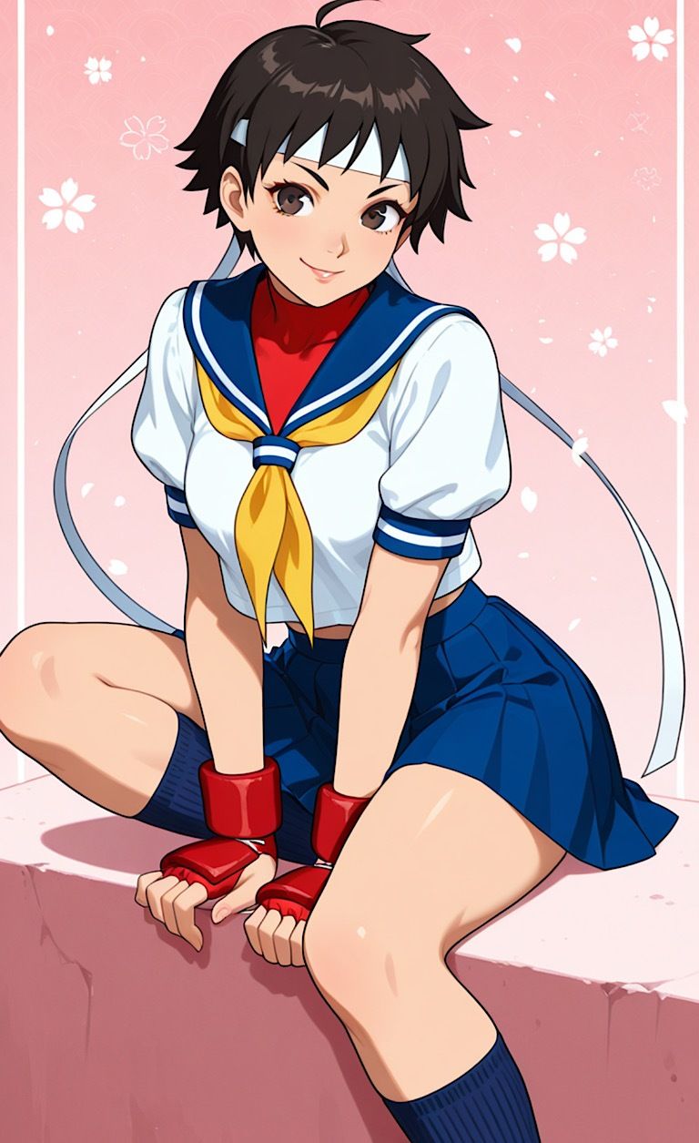 【スト◯ さくら！オヤジ達の中出し旋風脚の前にKO！】 - サンプル画像 10