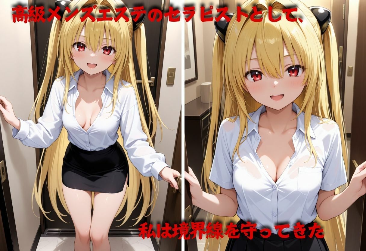 高級メンエス嬢、背徳の密室〜金色の闇〜 - サンプル画像 1