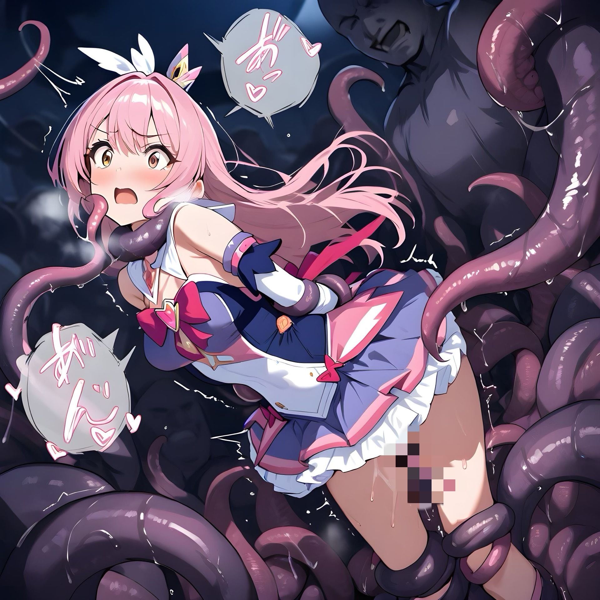 魔法少女と触手3 - サンプル画像 1