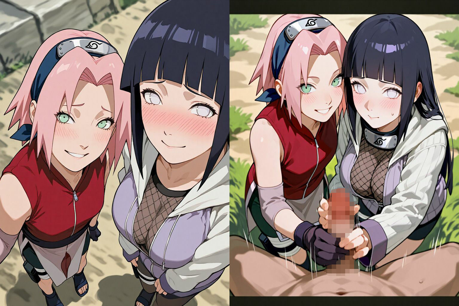 妻と彼女と3Pラブラブえっち。 - サンプル画像 7