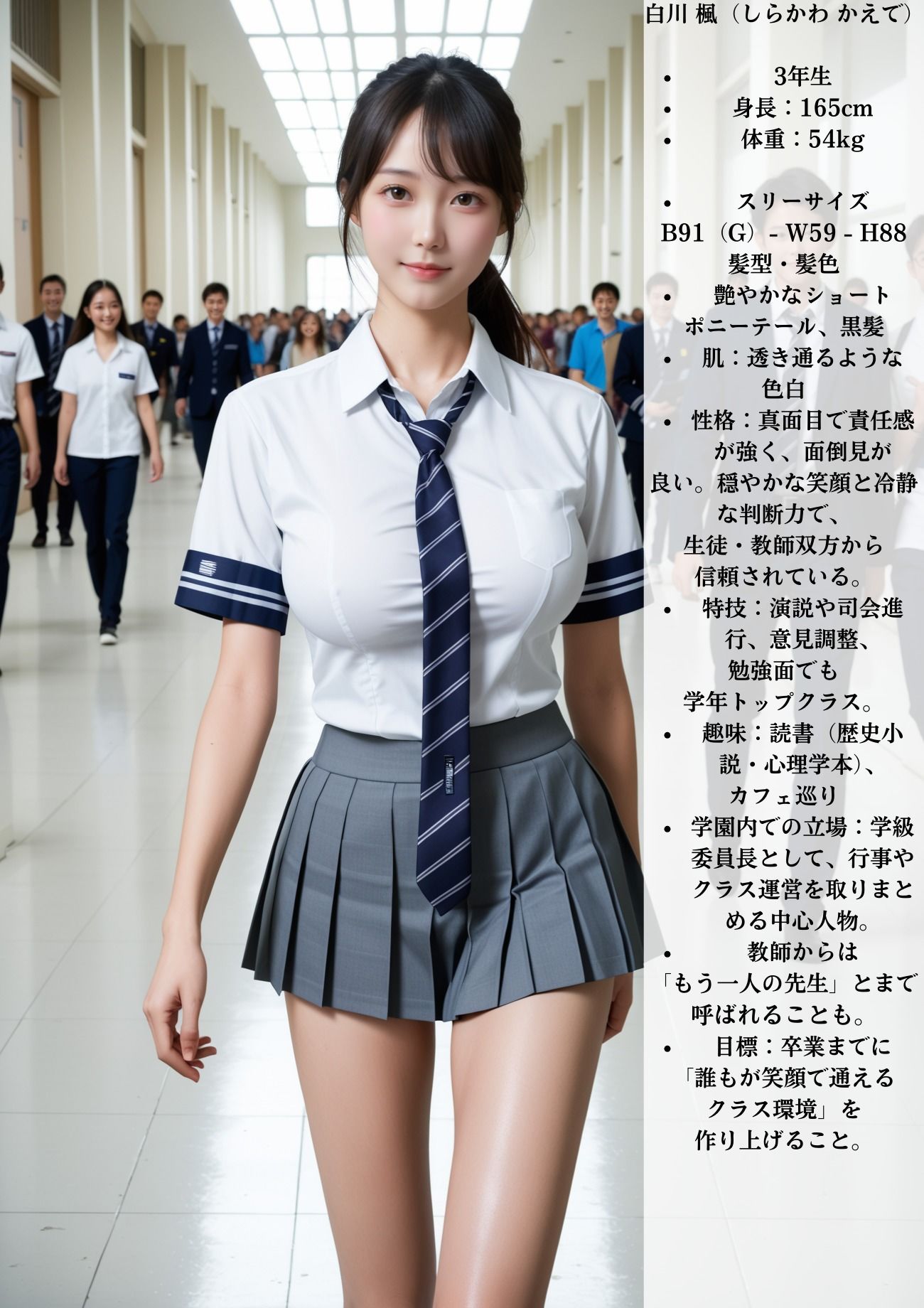 催淫洗脳          明るく前向きな  学級委員長 - サンプル画像 3