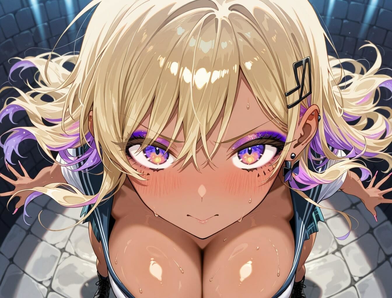 爆乳日焼けギャルのガチハメSEX - サンプル画像 5