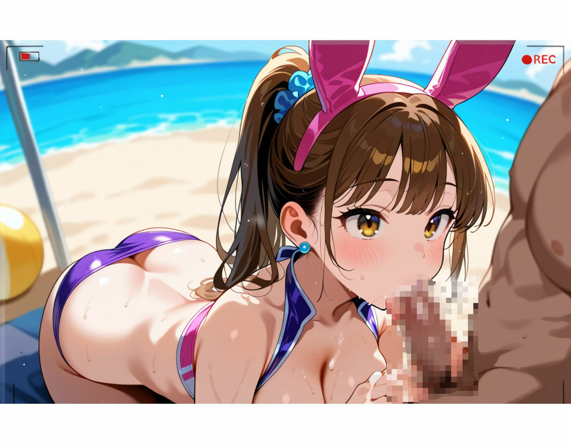 人妻性活  バニー編 - サンプル画像 2