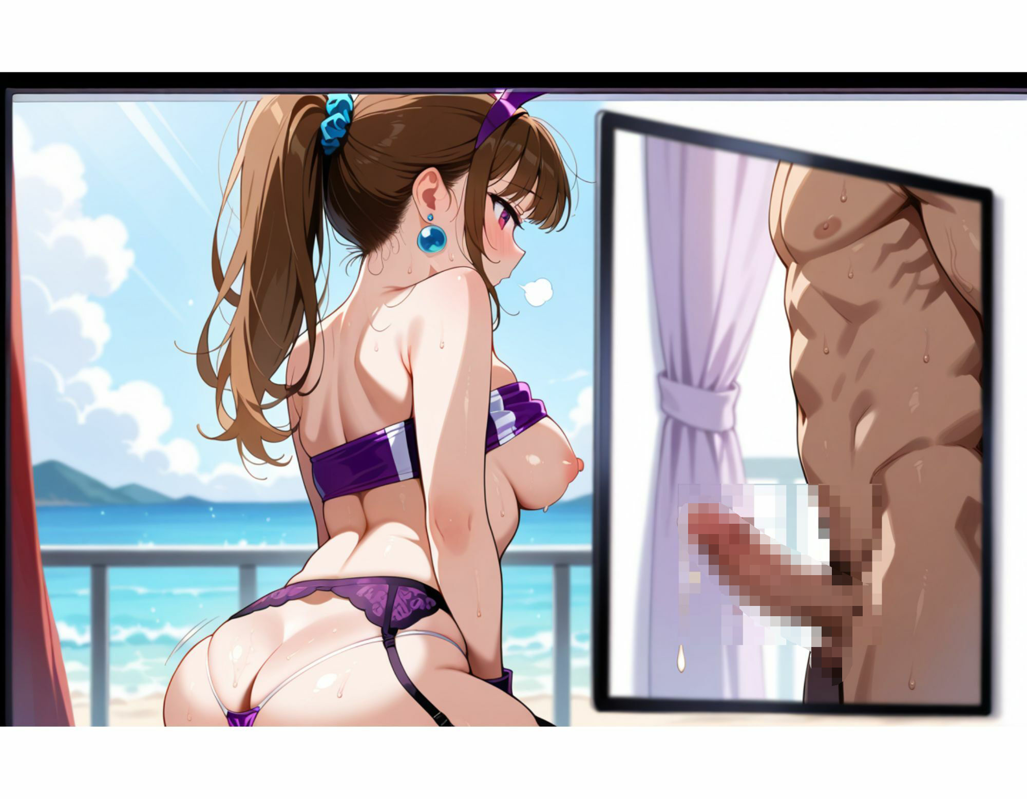 人妻性活  バニー編 - サンプル画像 10