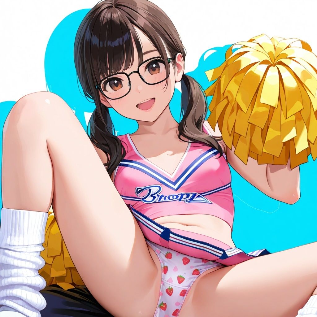 生パンチアガールのM字パンチラ - サンプル画像 2