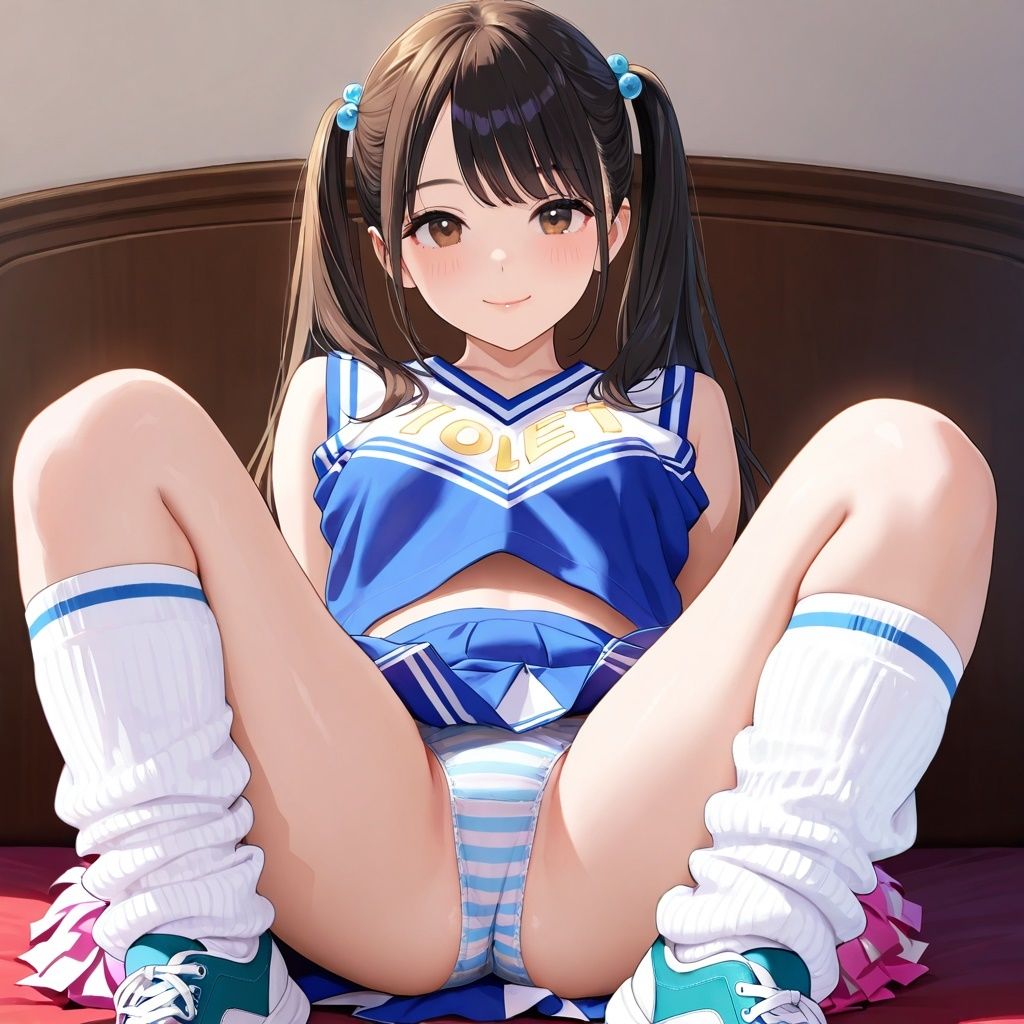 生パンチアガールのM字パンチラ - サンプル画像 9