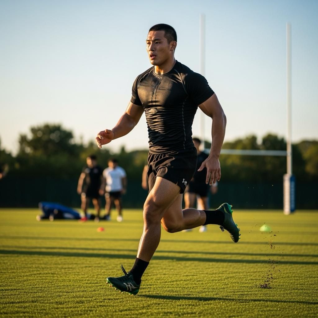 ラグビー部合宿 - サンプル画像 1