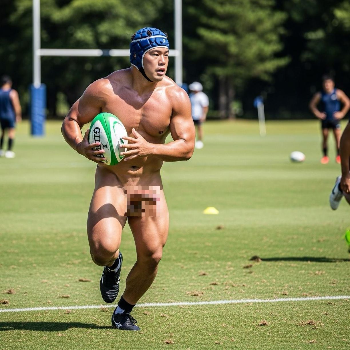 ラグビー部合宿 - サンプル画像 2