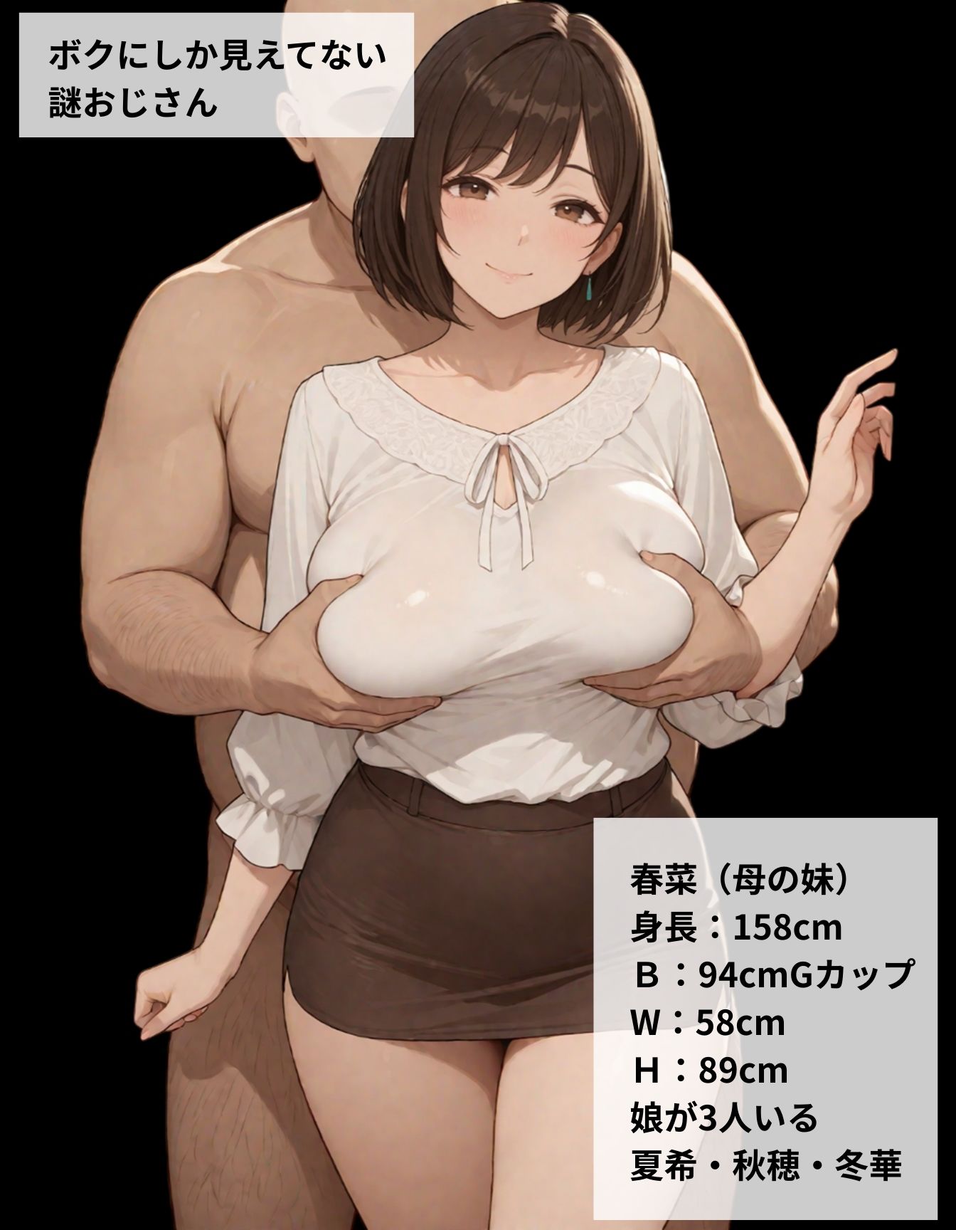 僕にしか見えない謎おじさん 春菜おばさん編 - サンプル画像 2