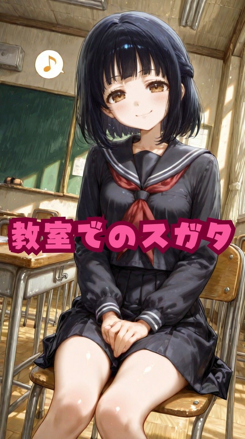 みんなに人気のクラスメイトのエロ配信見つけた - サンプル画像 1