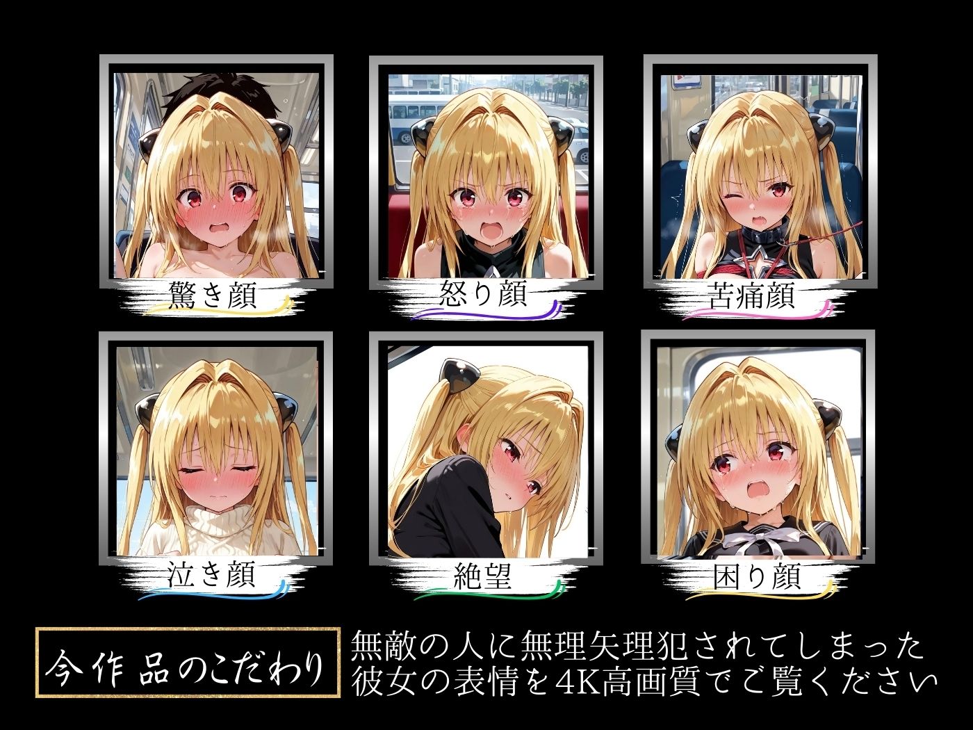 痴●バス〜無敵の人に犯●れた女子校生達〜金●の闇編 - サンプル画像 4