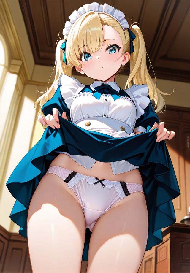 メイドのスカートめくり - サンプル画像 5