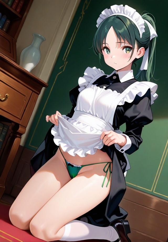メイドのスカートめくり - サンプル画像 8