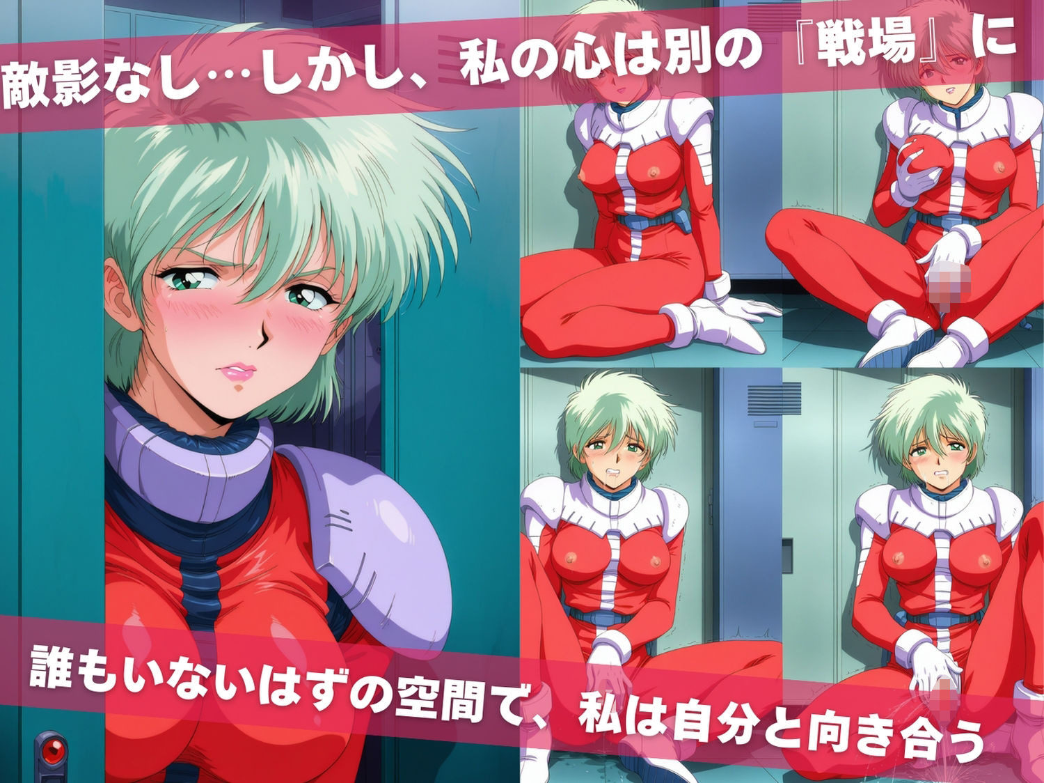 オナニー覗かれ寝取られて  機動戦士ガ●ダム 第08MS小隊 〜 宇宙編 〜 おじさんに暴かれた秘密 - サンプル画像 2