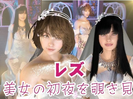 【百合】彼女と結婚してみた【初夜覗き見】 - サンプル画像 8