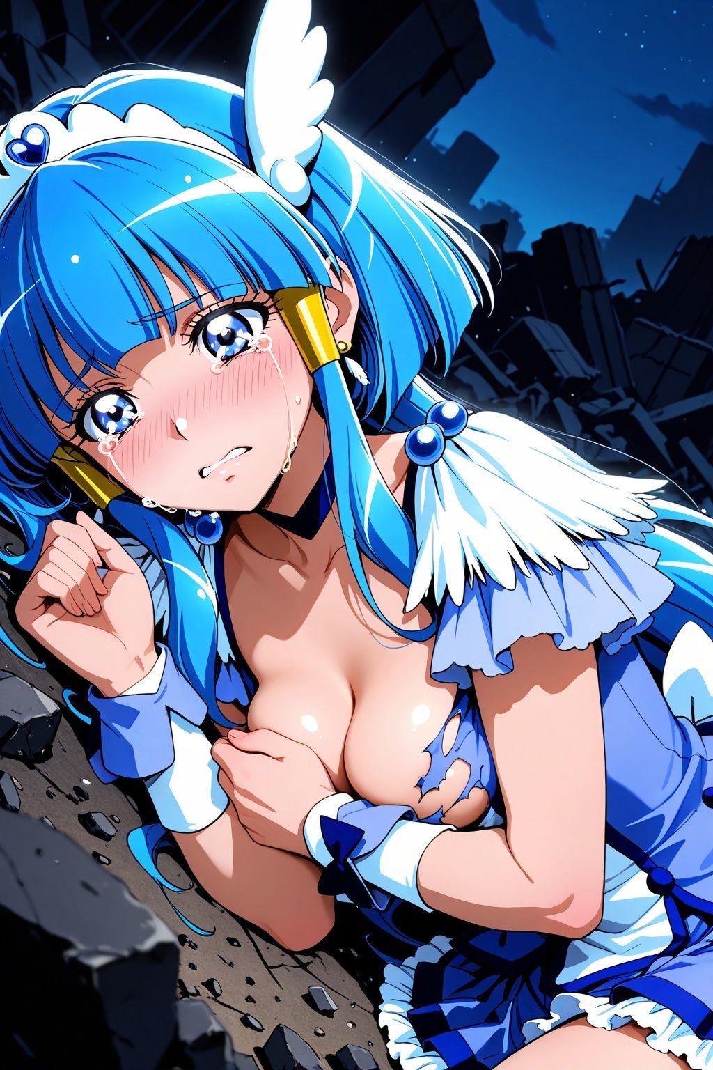 変身ヒロイン×辱 スマイルプ●キュア！  キュ●ビューティ敗北初セックス - サンプル画像 4