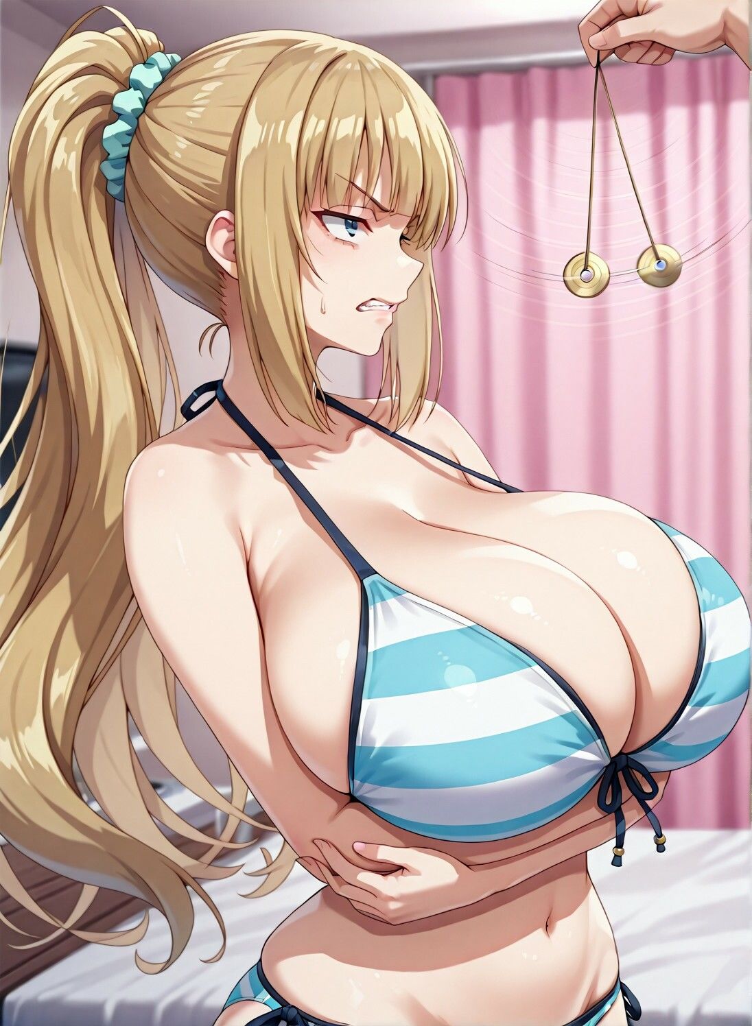 水着軽井◯恵◯眠えっちCG集 - サンプル画像 3