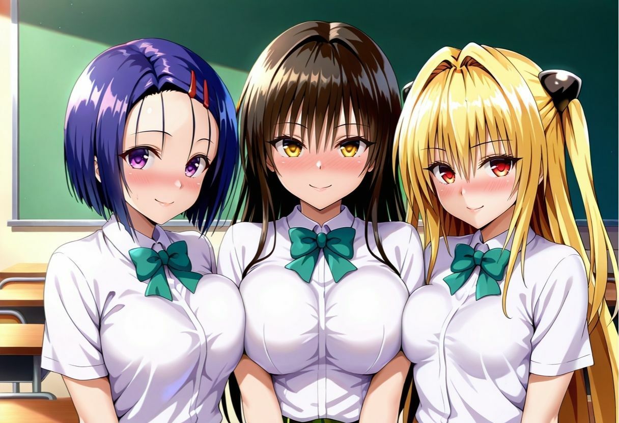 性処理ヒロイン  To LOV〇る  学校編 - サンプル画像 1