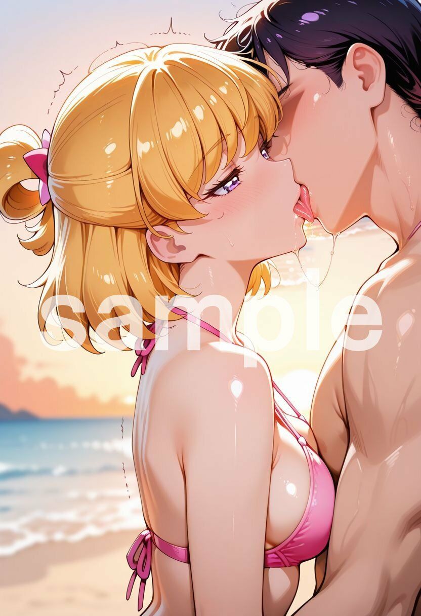 【R-18】大人になった魔法少女、海で愛されスパンキング 1 - サンプル画像 3