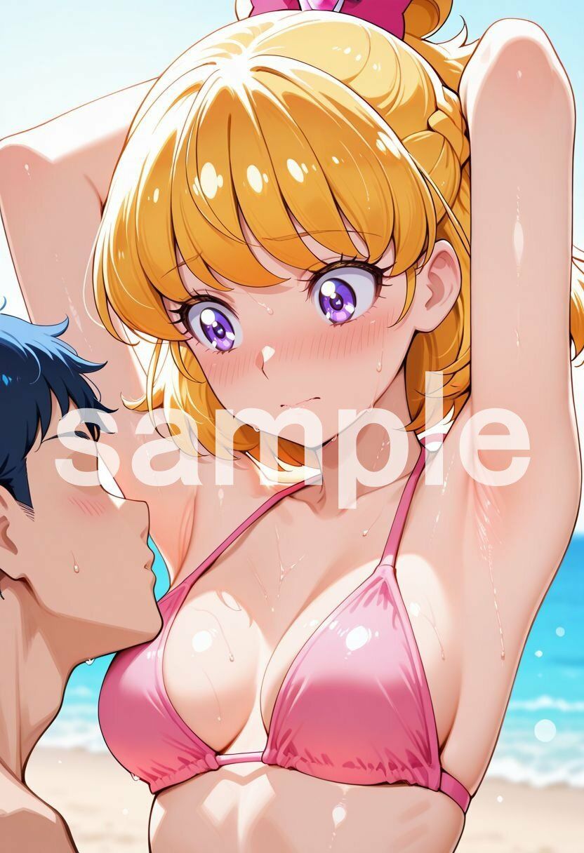 【R-18】大人になった魔法少女、海で愛されスパンキング 1 - サンプル画像 4