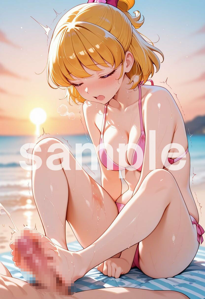 【R-18】大人になった魔法少女、海で愛されスパンキング 1 - サンプル画像 6