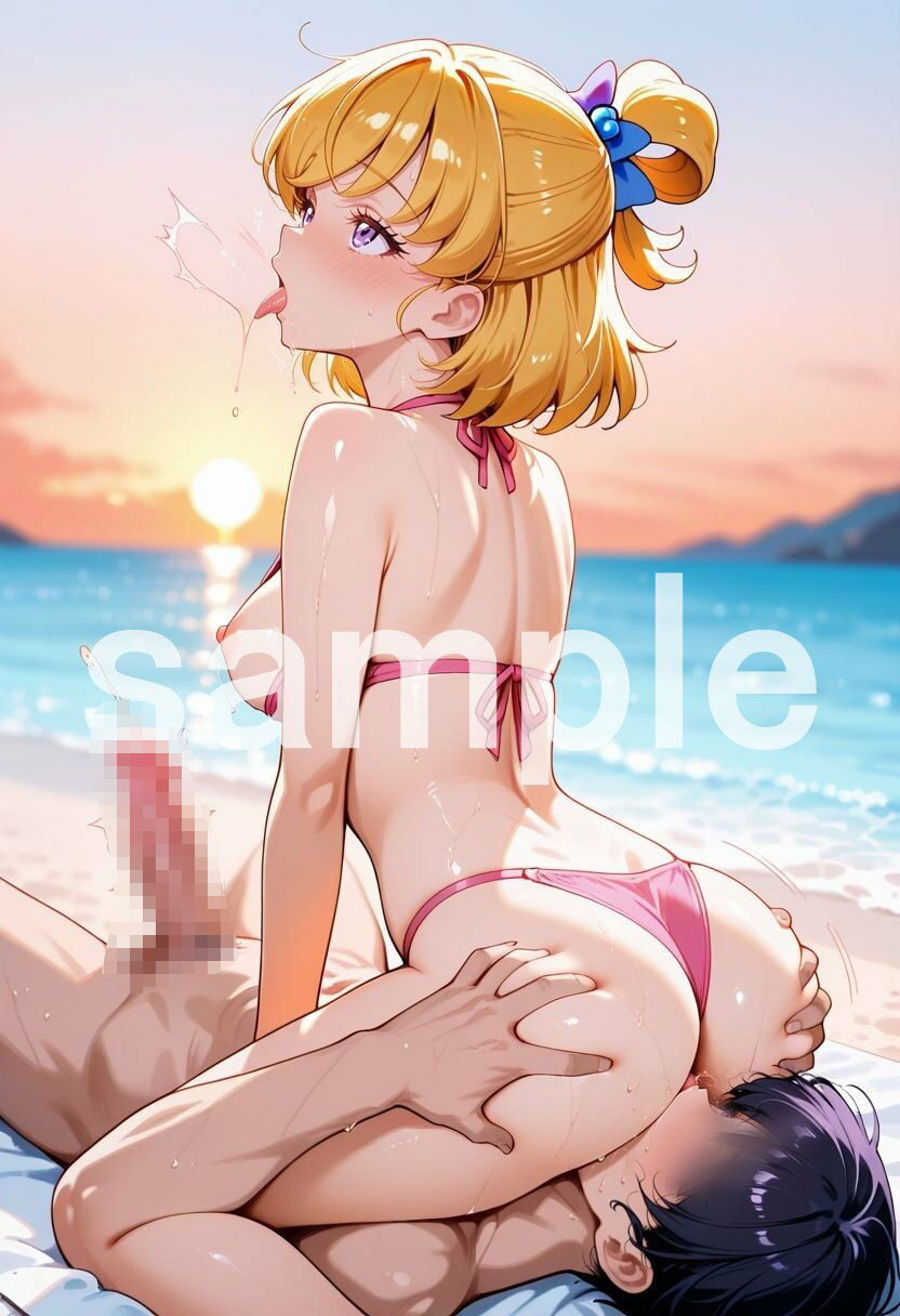 【R-18】大人になった魔法少女、海で愛されスパンキング 1 - サンプル画像 9