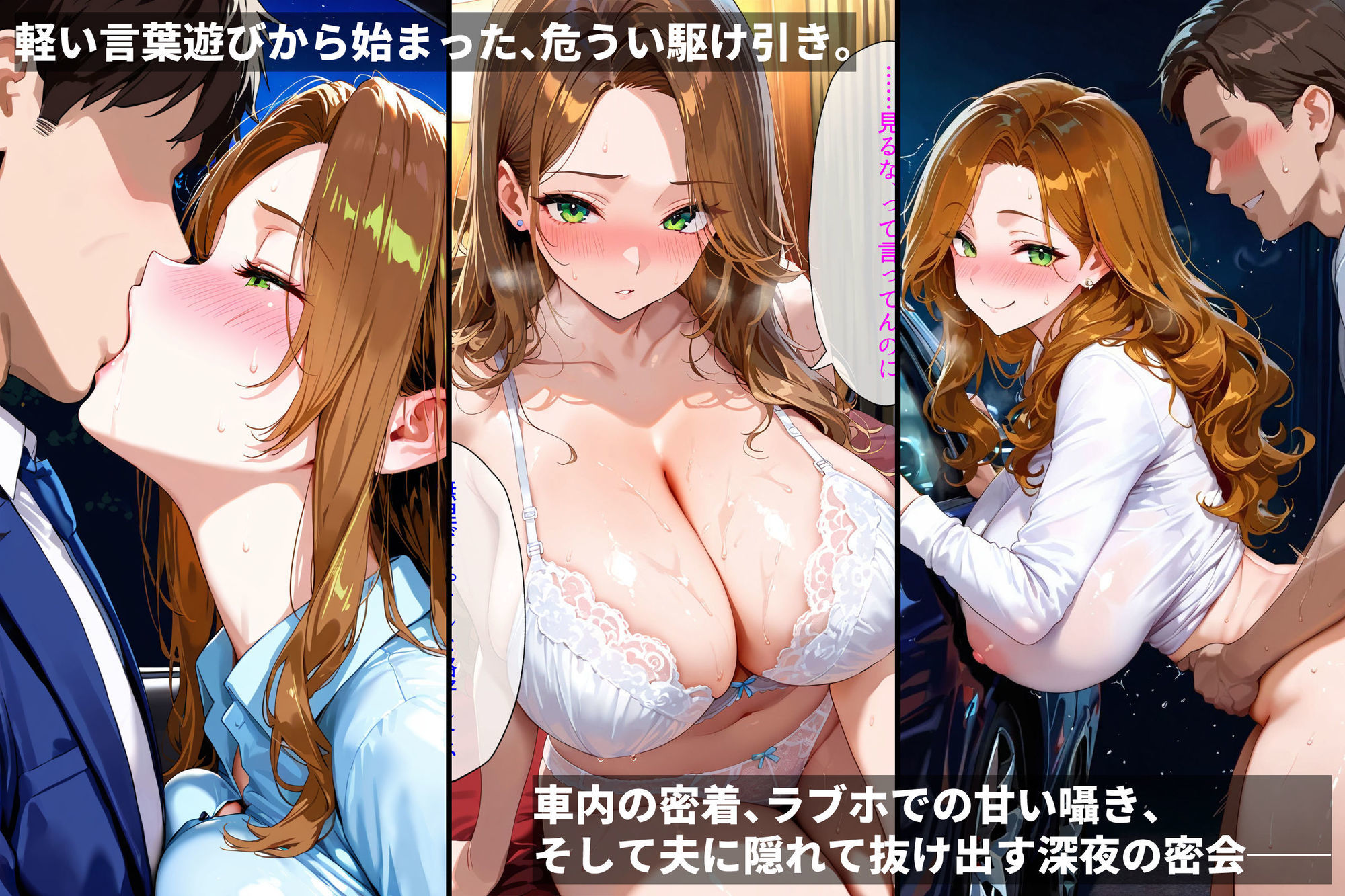 俺、人妻ギャルを寝取る。〜出張先で出会った女の顔が忘れられなくて〜 - サンプル画像 3