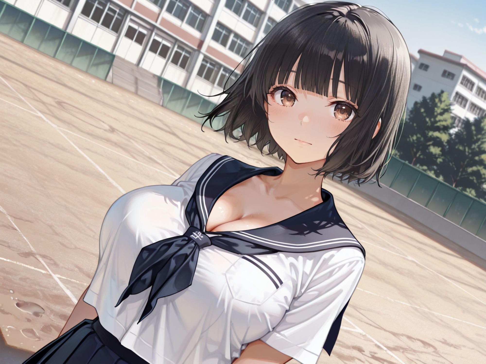 爆乳学院ーデカパイしかいない学院生活【A組編】 - サンプル画像 4