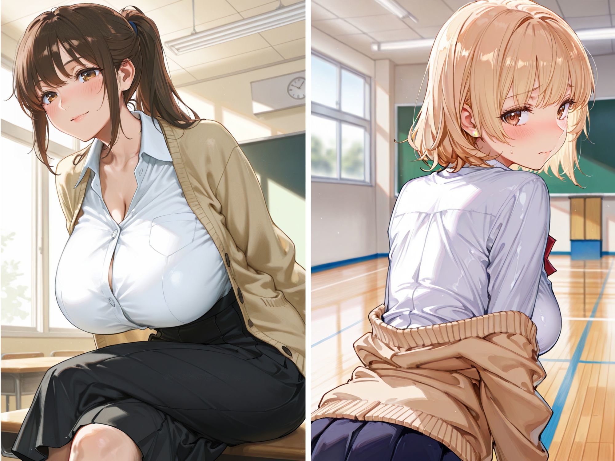 爆乳学院ーデカパイしかいない学院生活【A組編】 - サンプル画像 7
