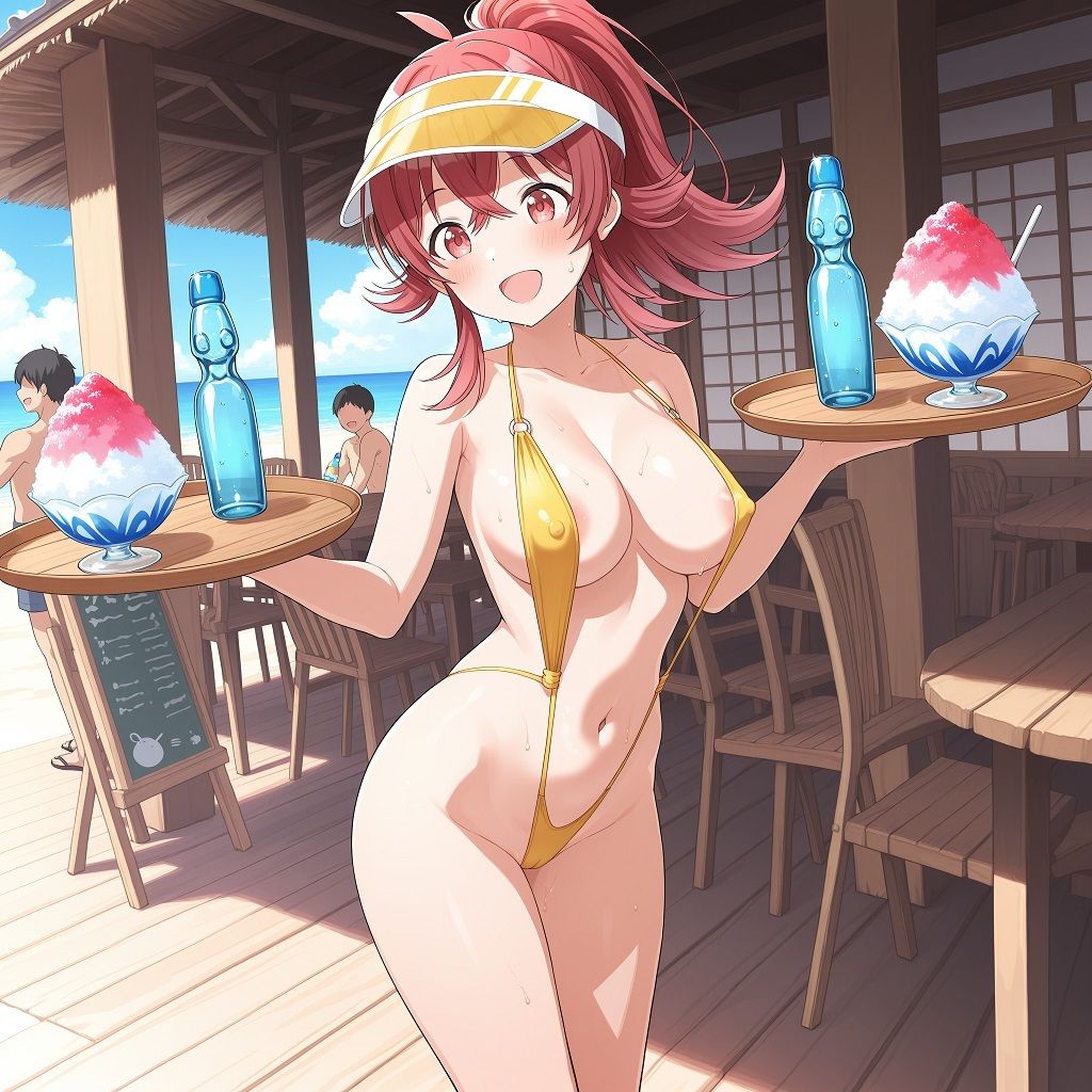 裏のお仕事がある海の家でバイトさせられることになったアイドル 小〇果穂編 - サンプル画像 9
