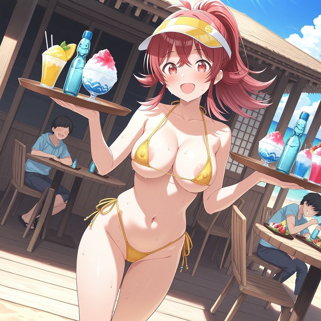 裏のお仕事がある海の家でバイトさせられることになったアイドル 小〇果穂編 - サンプル画像 10