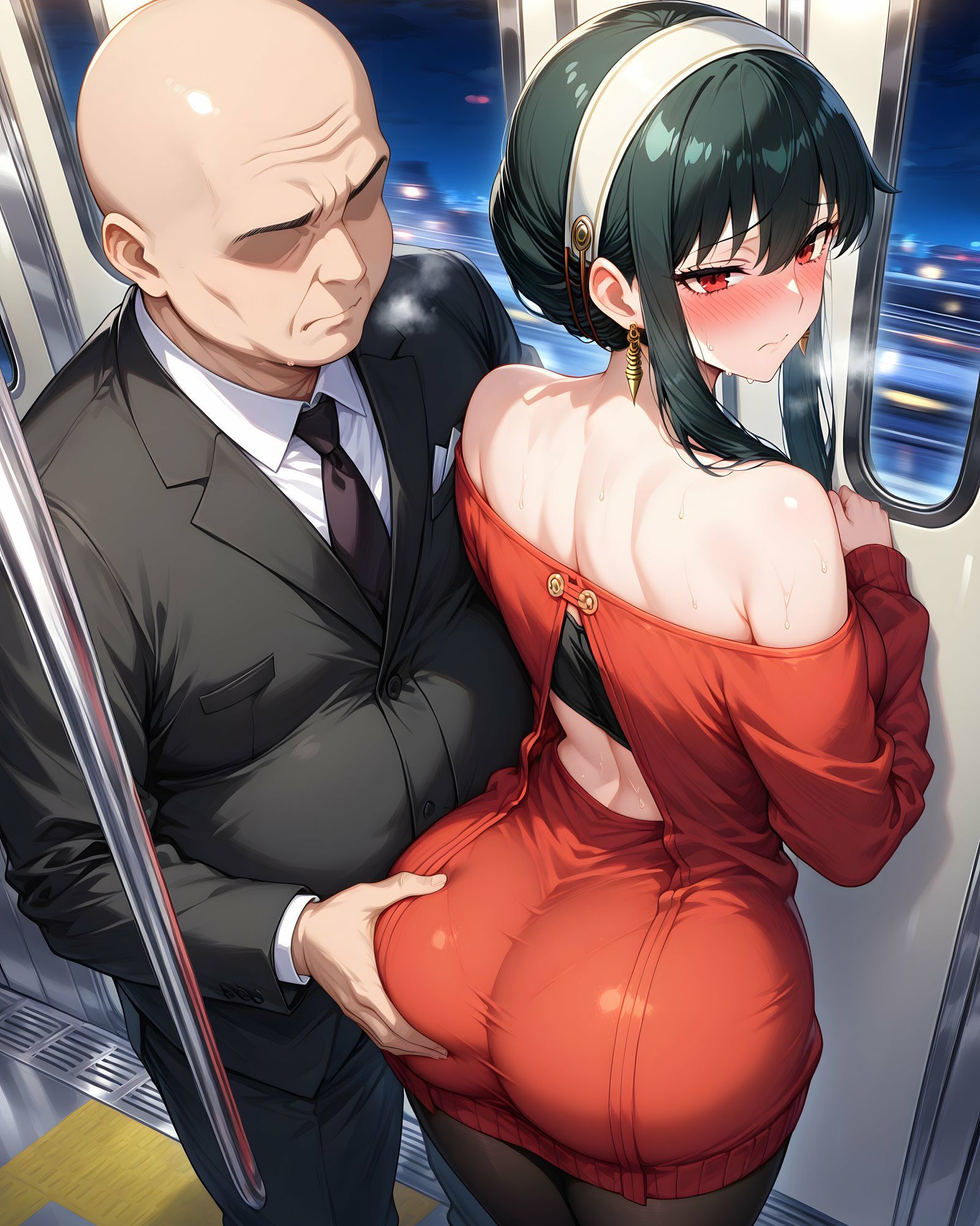 ヨルが痴●おじさんに寝取られて堕ちるまで - サンプル画像 2