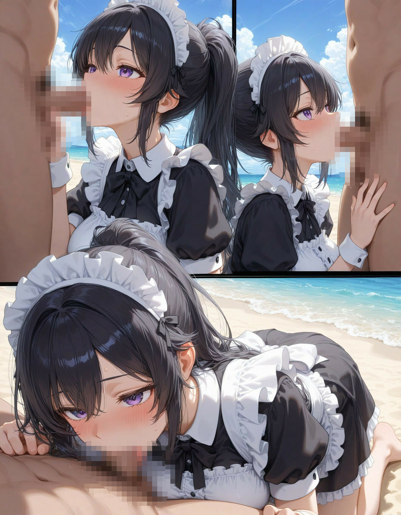 コスプレ美女の解放SEX -ビーチでエロボディ震わせて悶絶イキ- - サンプル画像 9