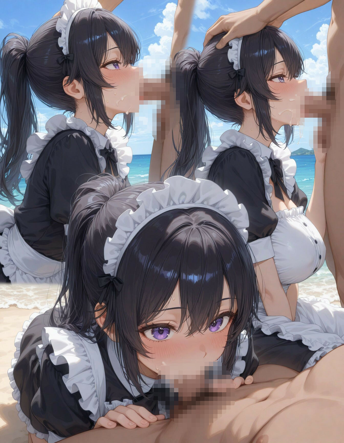 コスプレ美女の解放SEX -ビーチでエロボディ震わせて悶絶イキ- - サンプル画像 10