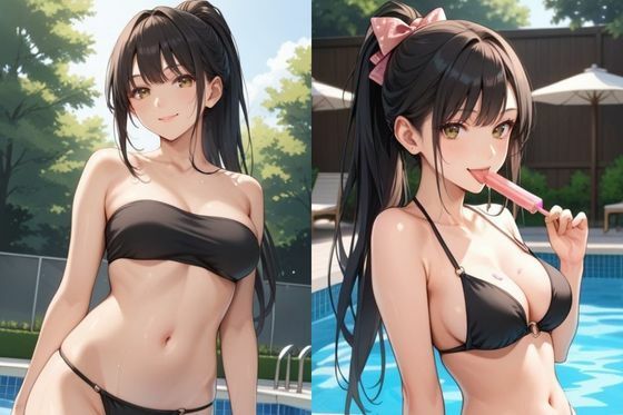 イケない関係【義姉編】義姉とまたS〇Xしちゃった件/義姉とプールサイドでの巻 - サンプル画像 1