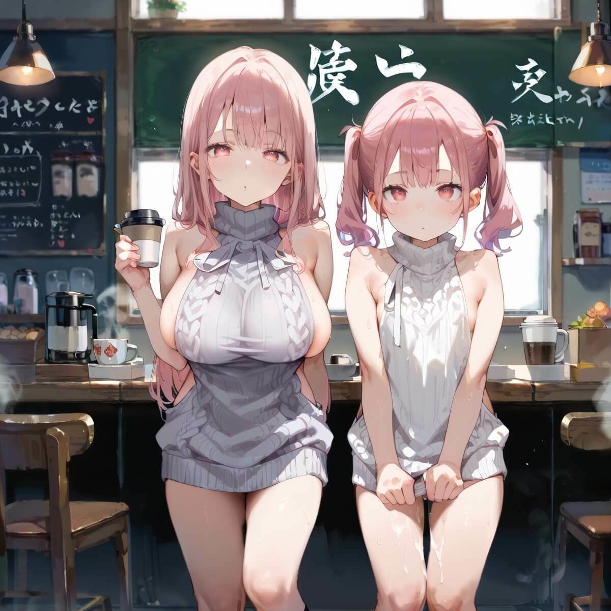 行きつけカフェのどエロいお姉さん2・190枚 - サンプル画像 1